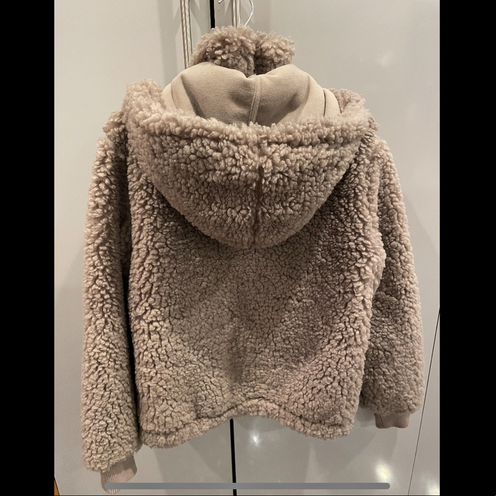 Abercrombie and fitch faux fur jacket